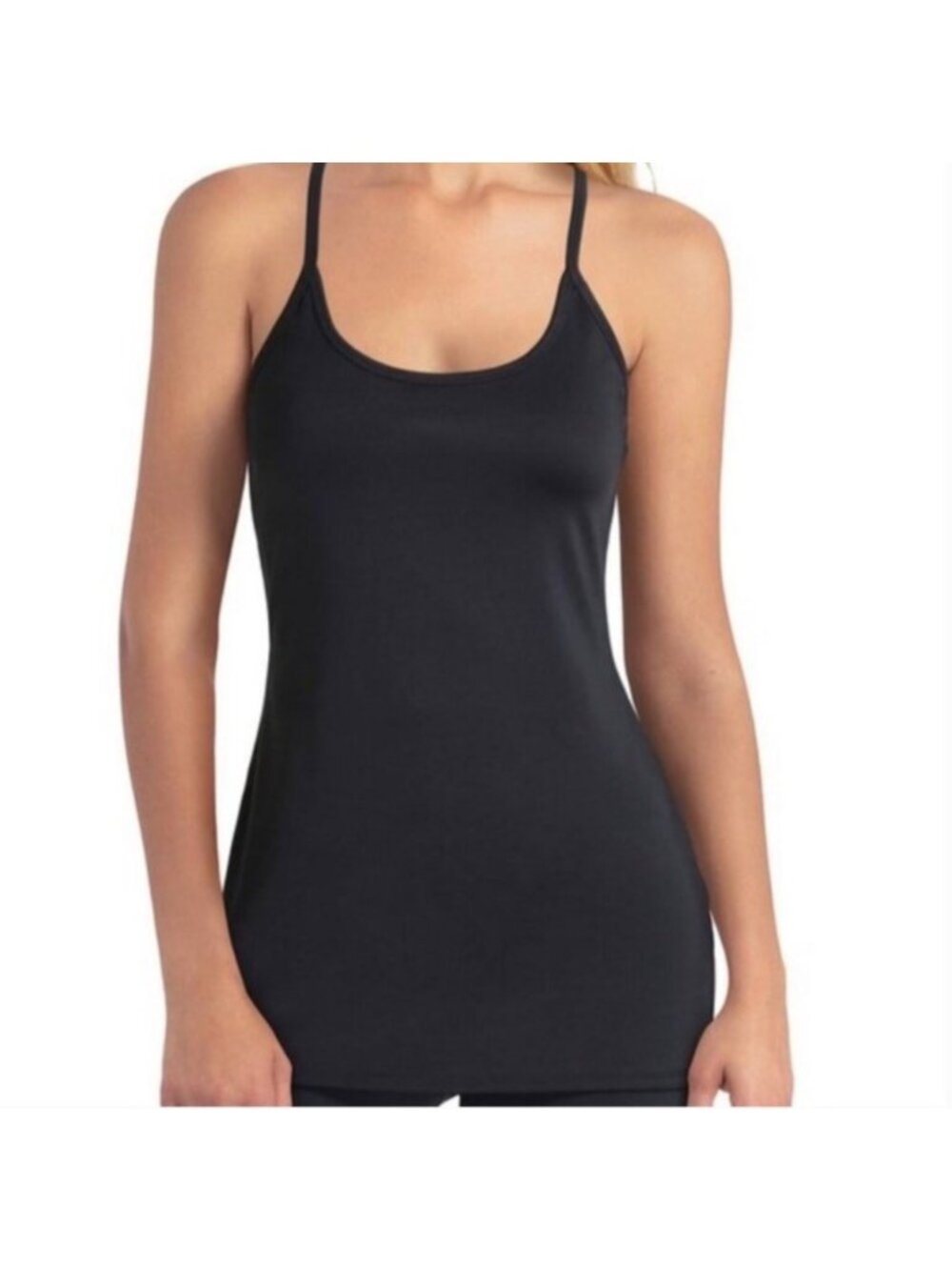 Halston Studio Racerback Tank Large NEW!!